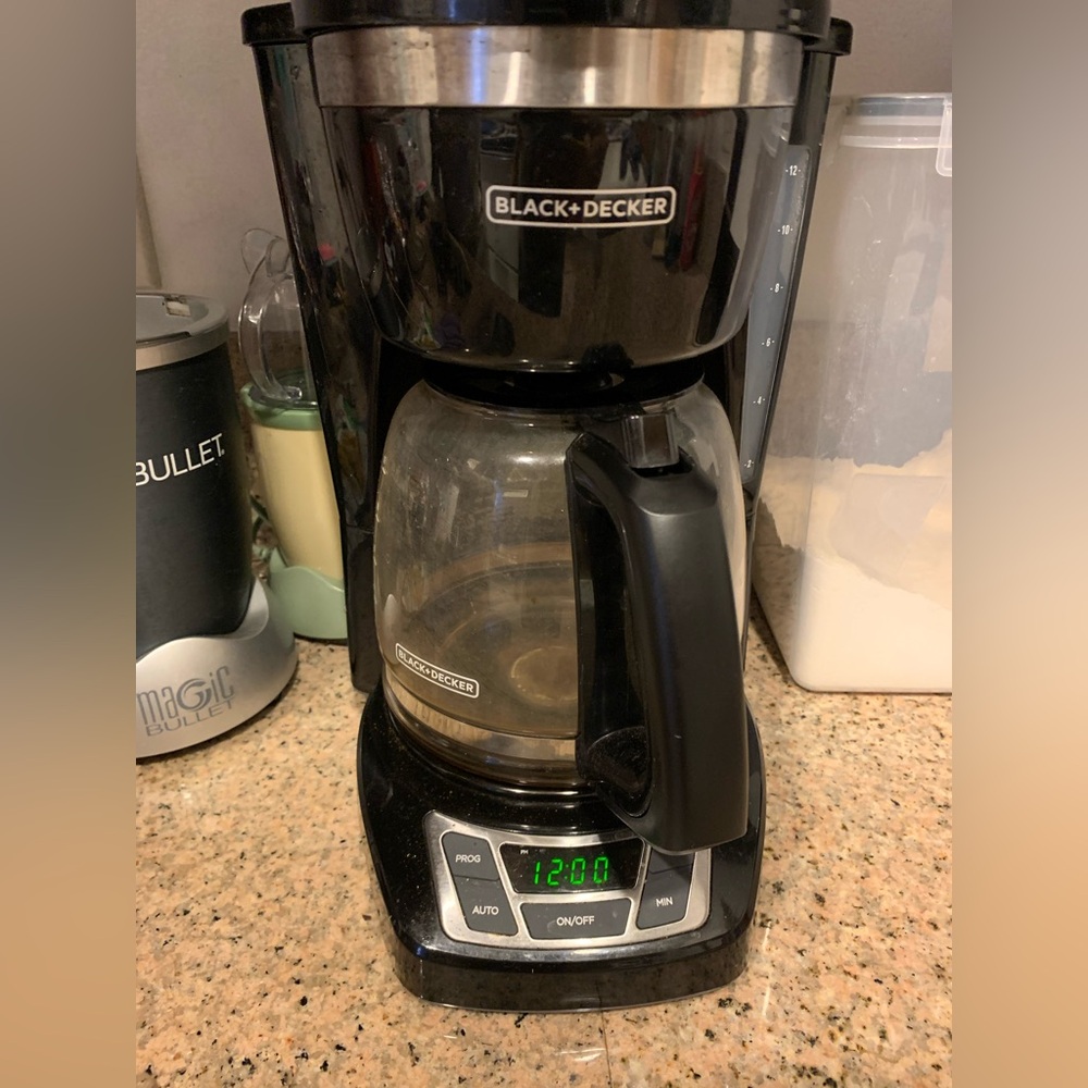Black & Decker Black Coffee Machine